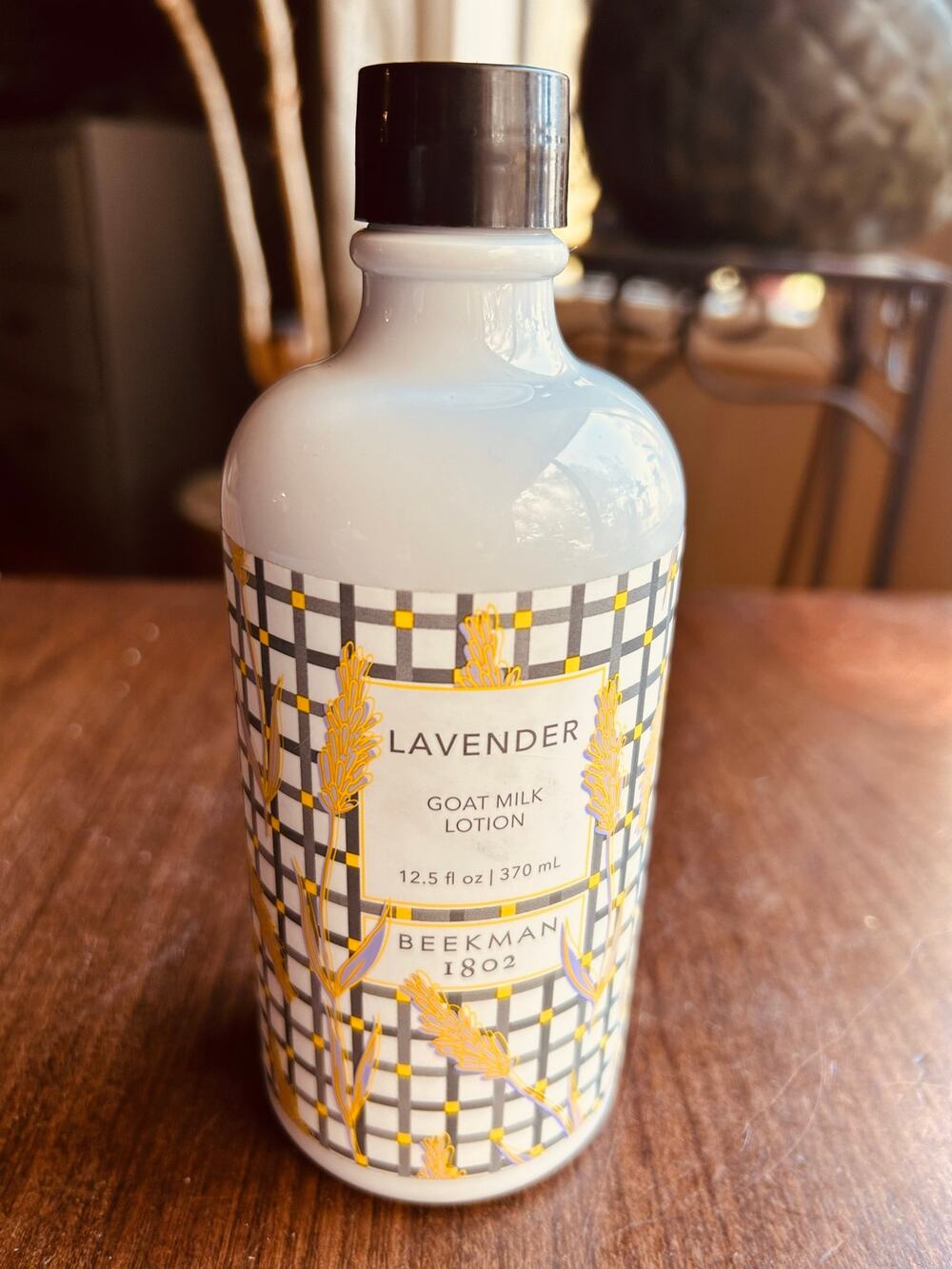 New 12.5 fl oz bottle of Beekman 1802 Lavender Goat Milk Lotion